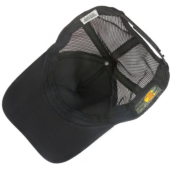 BASS PRO Shops Trucker Hat Mesh Cap Adjustable Snapback Closure in Black - Picture 9 of 10